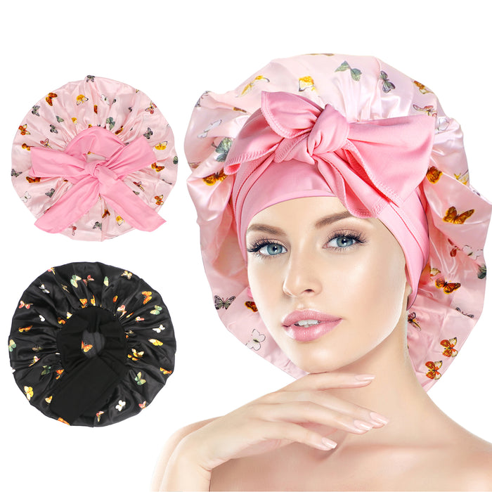 Satin Sleeping Bonnet Pack of 2