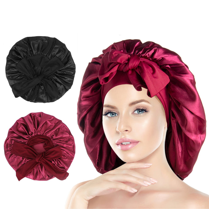 Satin Sleeping Bonnet Pack of 2