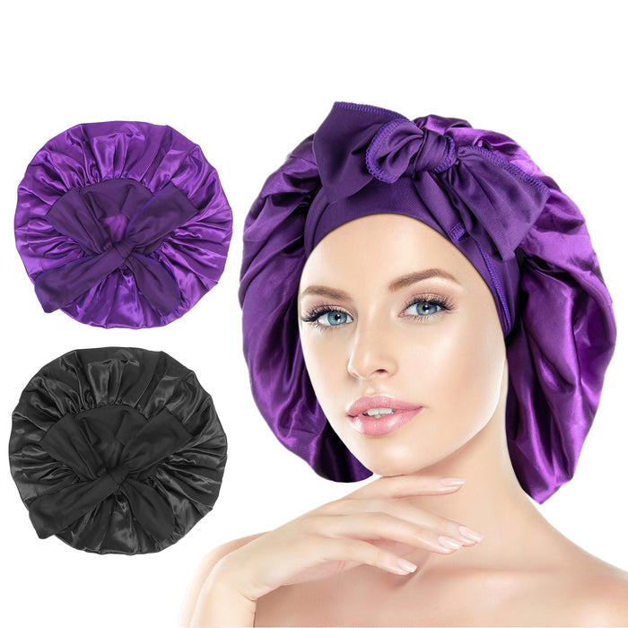 Satin Sleeping Bonnet Pack of 2