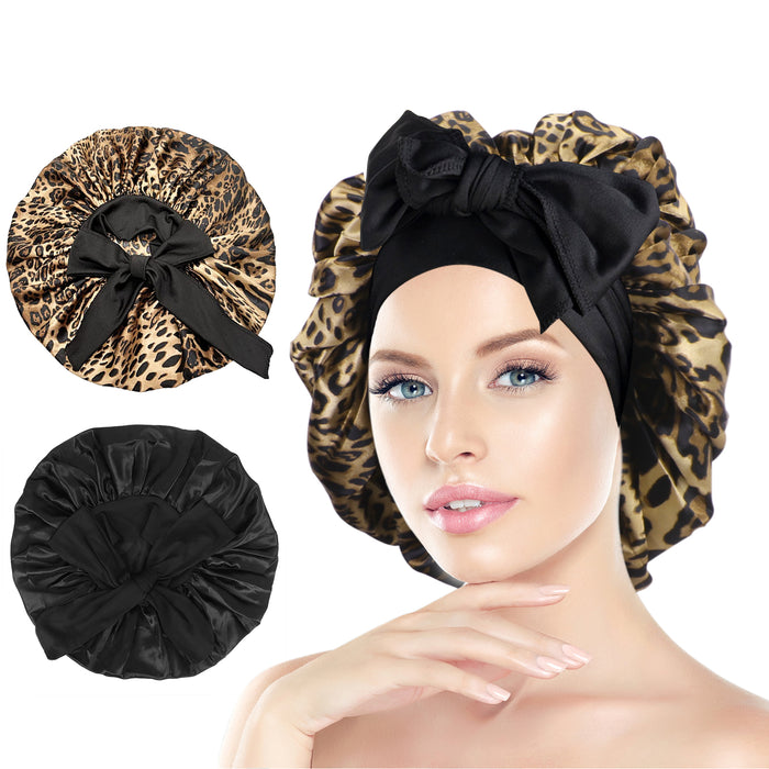 Satin Sleeping Bonnet Pack of 2