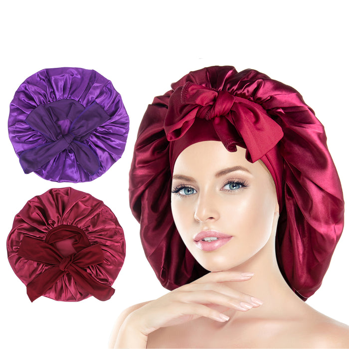 Satin Sleeping Bonnet Pack of 2