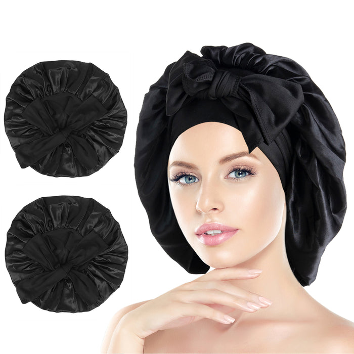 Satin Sleeping Bonnet Pack of 2