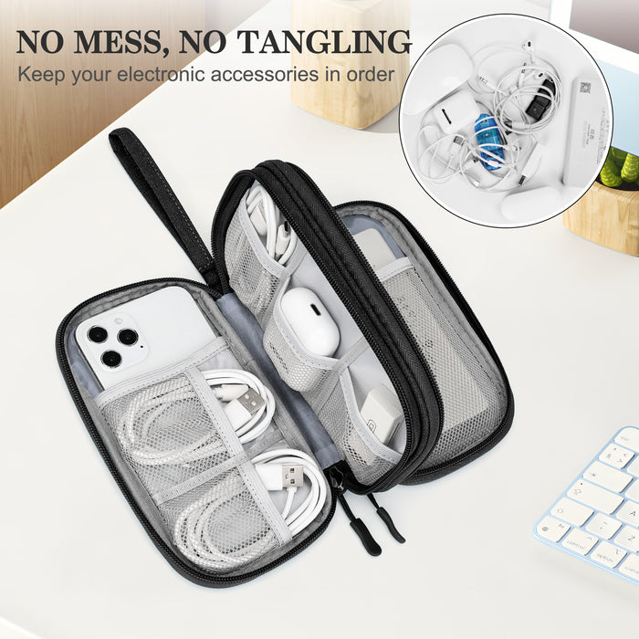 Double Layer Electronic Organizer Bag