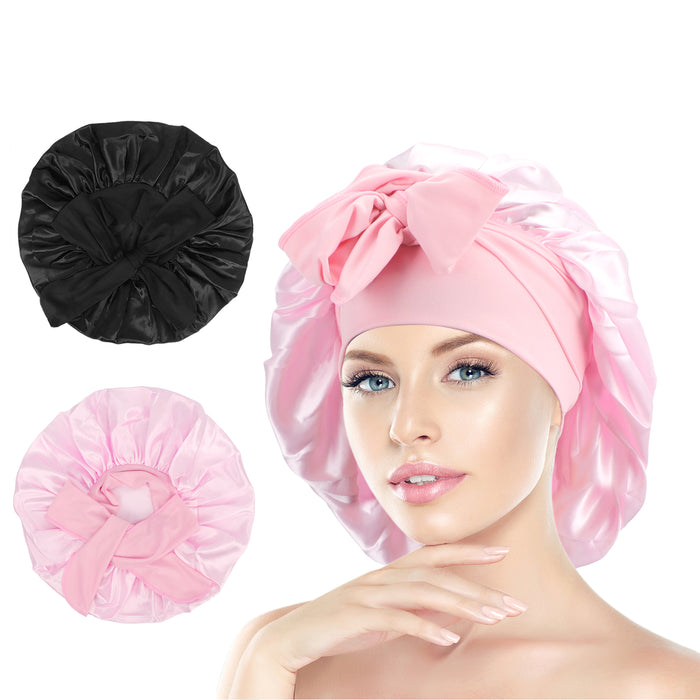 Satin Sleeping Bonnet Pack of 2