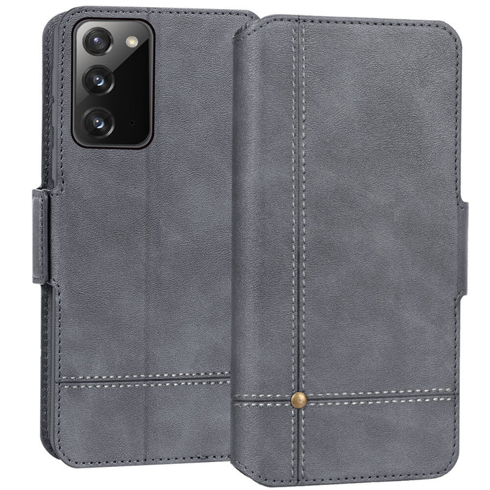 Ultra Slim PU Leather Wallet Case for Galaxy Note 20 6.7" - fyystore