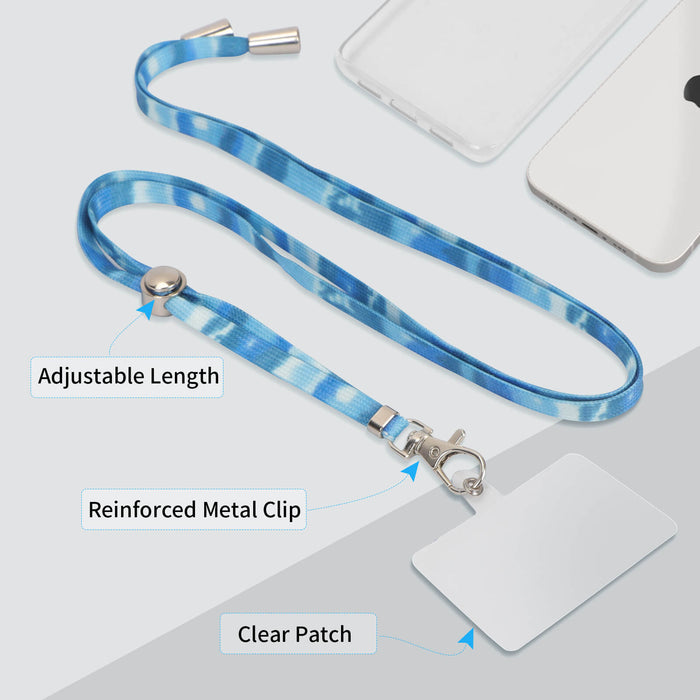 [2 Pack] Phone Lanyard with Adjustable Strap - fyystore