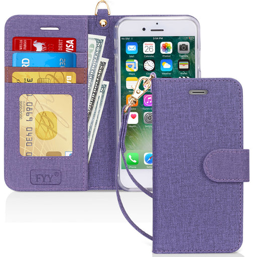 iPhone 8/7 Plus Canvas Wallet Case - fyystore