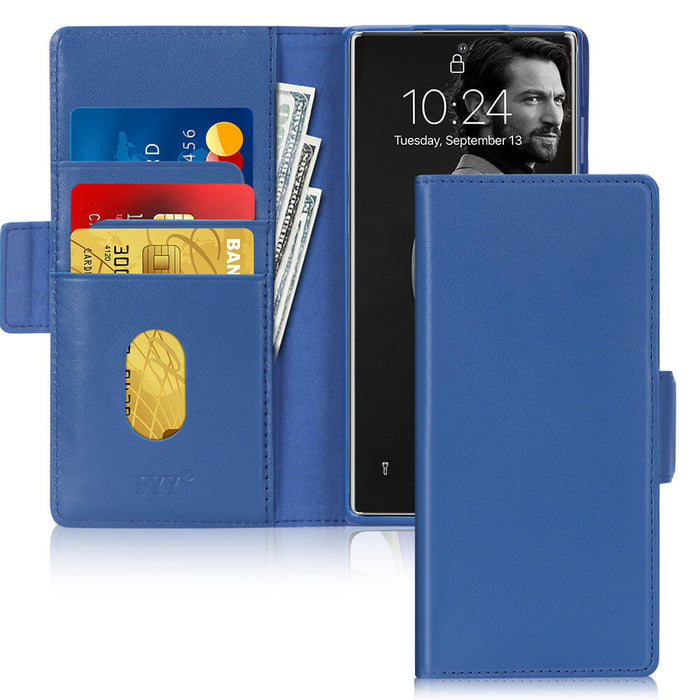 Genuine Leather Wallet Case for Galaxy Note 20 Ultra 6.9" - fyystore