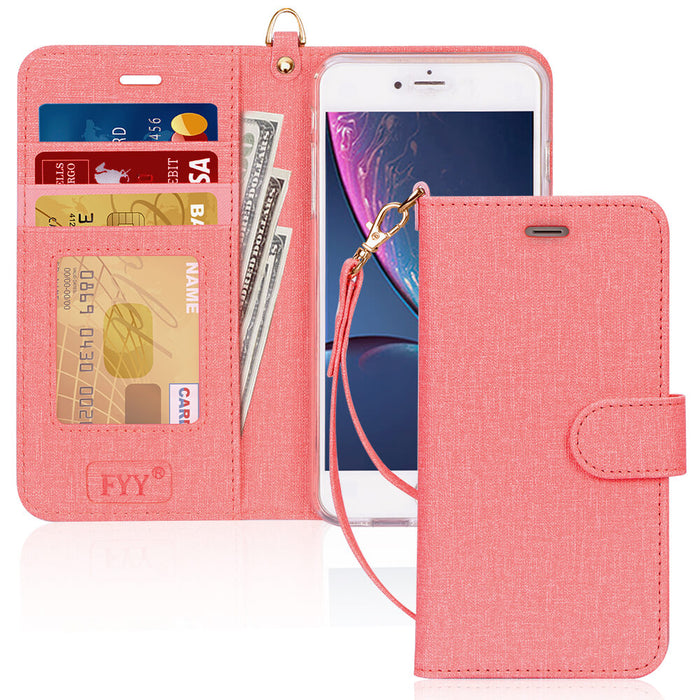 iPhone 8/7 Plus Canvas Wallet Case - fyystore