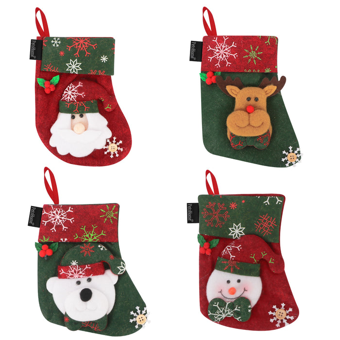 PetsHome Christmas Decoration Socks