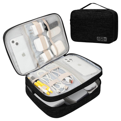 Electronic Organizer Bag - Double Layer-L - fyystore