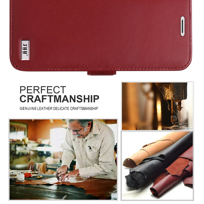 Genuine Leather Wallet Case for Galaxy S8 - fyystore