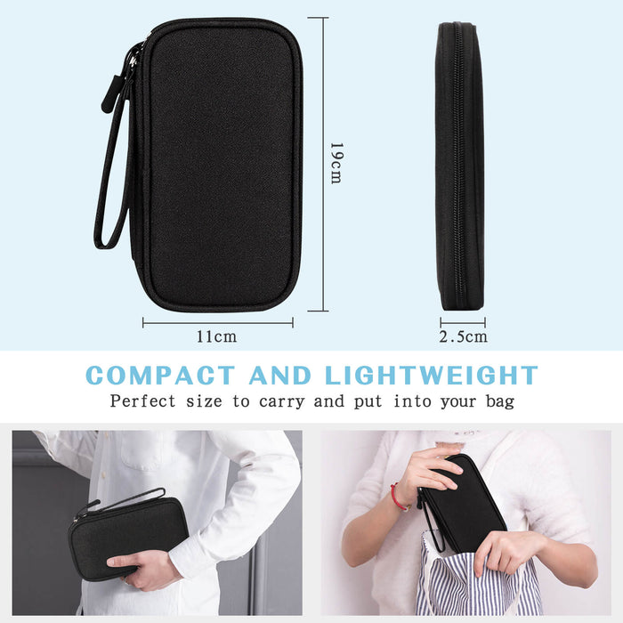 Electronic Organizer Bag Pouch - Single Layer-S - fyystore