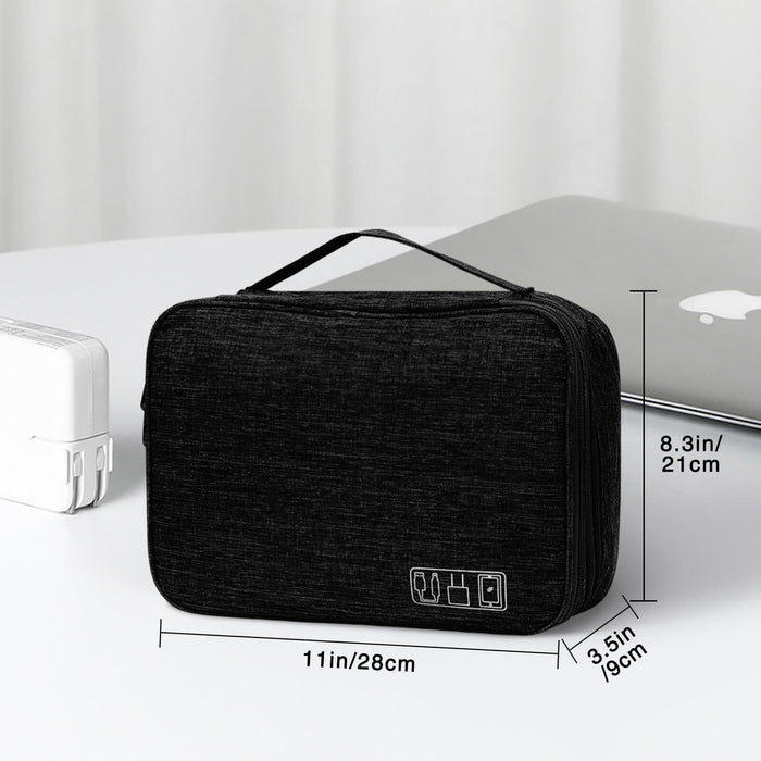 Electronic Organizer Bag - Double Layer-L - fyystore