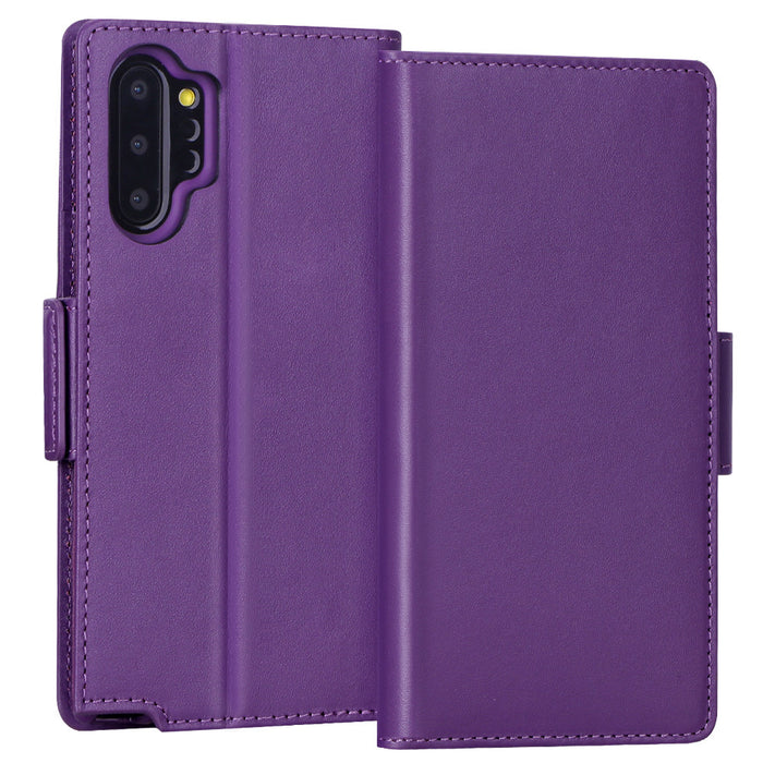 [Genuine Leather] Samsung Galaxy Note 10+ Plus Case - fyystore