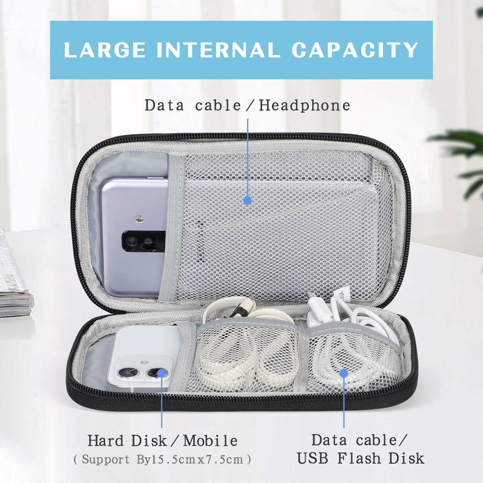 Electronic Organizer Bag Pouch - Single Layer-S - fyystore