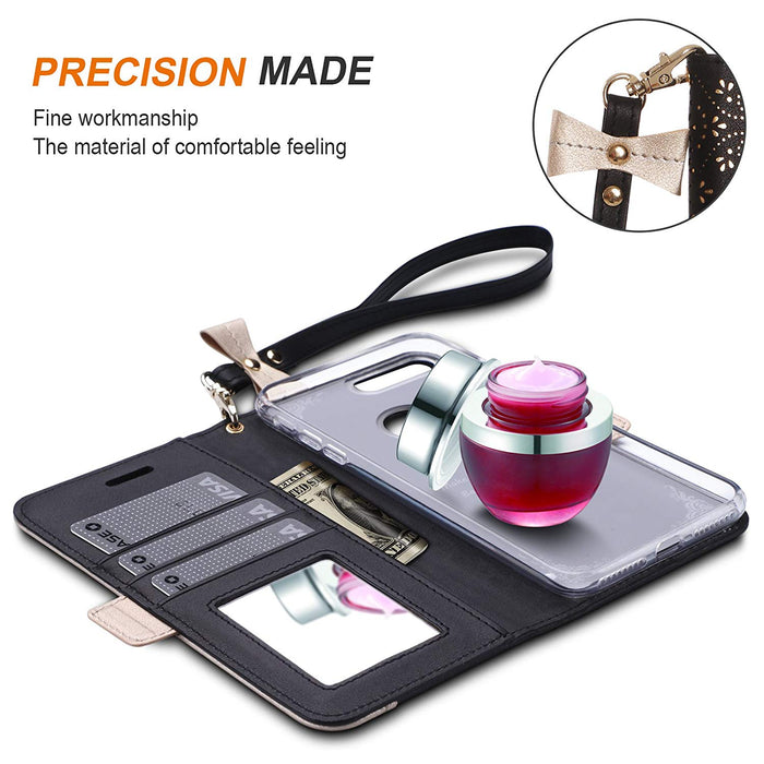 [RFID Blocking] Leather Case for iPhone 7 Plus/8 Plus - fyystore