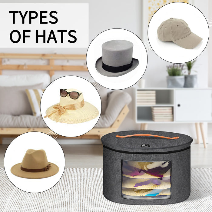 Hat Box of Leather