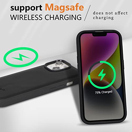 FYY 2022 iPhone 14 6.1 Case, [Compatible with Magsafe Charging] 2-in-1 Magnetic Detachable Wallet Phone Case
