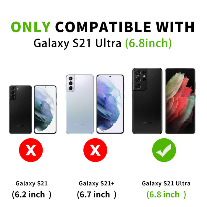 Galaxy S21 Ultra 5G Genuine Leather Case - fyystore