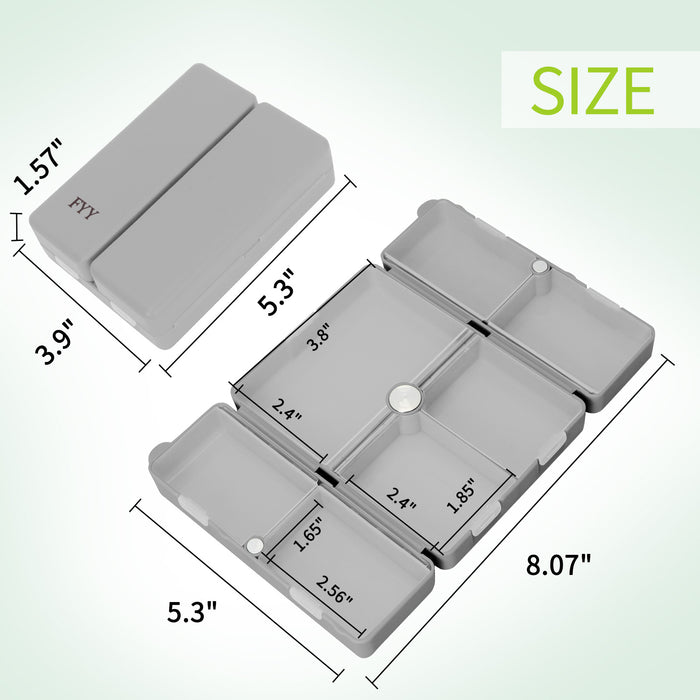 Pill Organizer Pack of 2