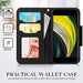 Wallet Case with Mirror for iPhone SE 2020, iPhone 7/8 4.7" - fyystore