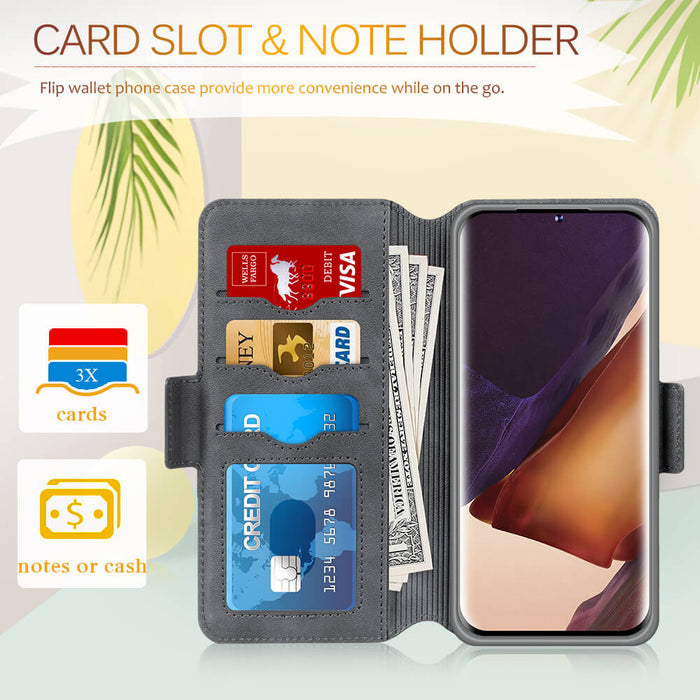 Ultra Slim Wallet Case for Galaxy Note 20 Ultra 6.9" - fyystore