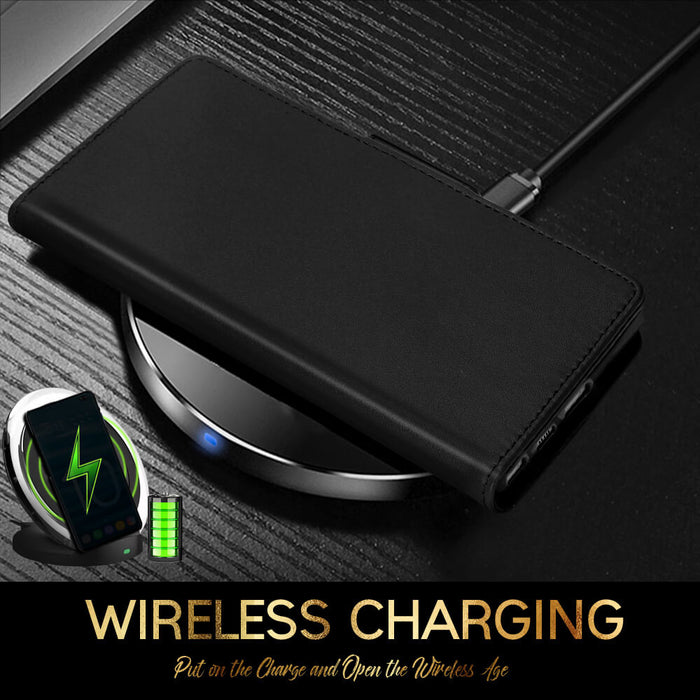 Genuine Leather Wallet Case for Galaxy Note 20 Ultra 6.9" - fyystore