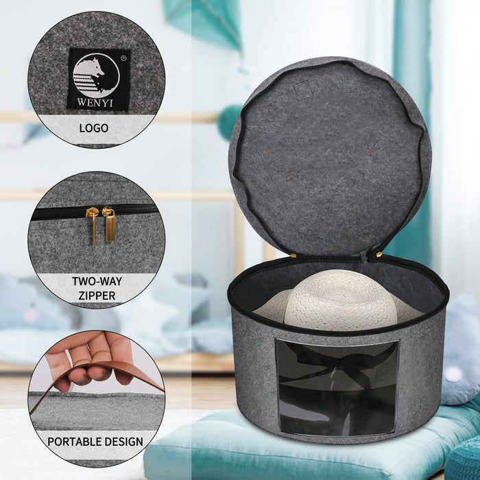 Hat Box of Leather