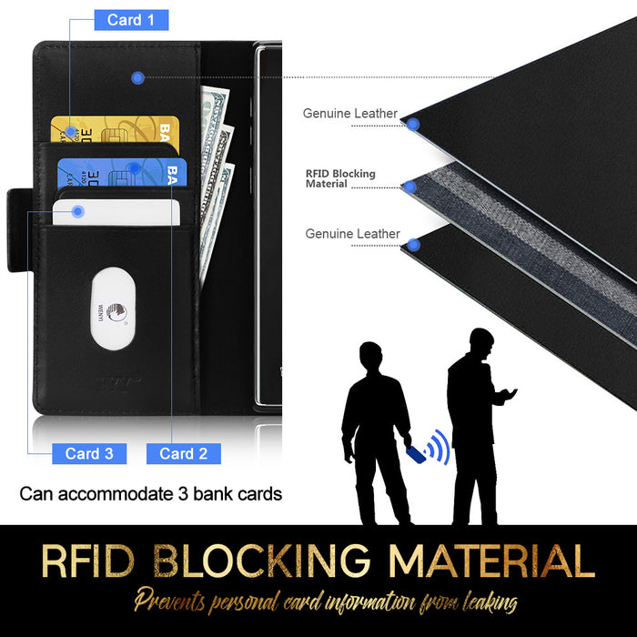 [Genuine Leather] Galaxy Note 10 Case - fyystore