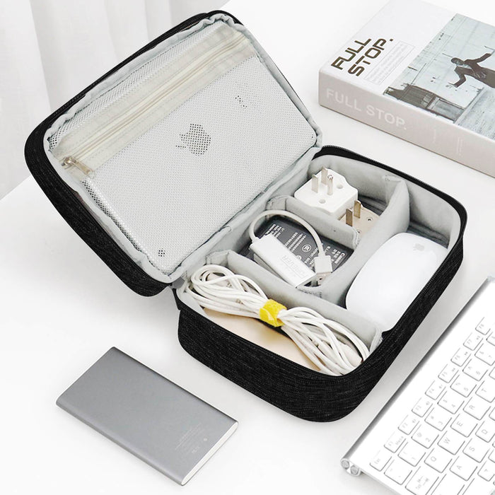 Electronic Organizer Bag - Double Layer-L - fyystore