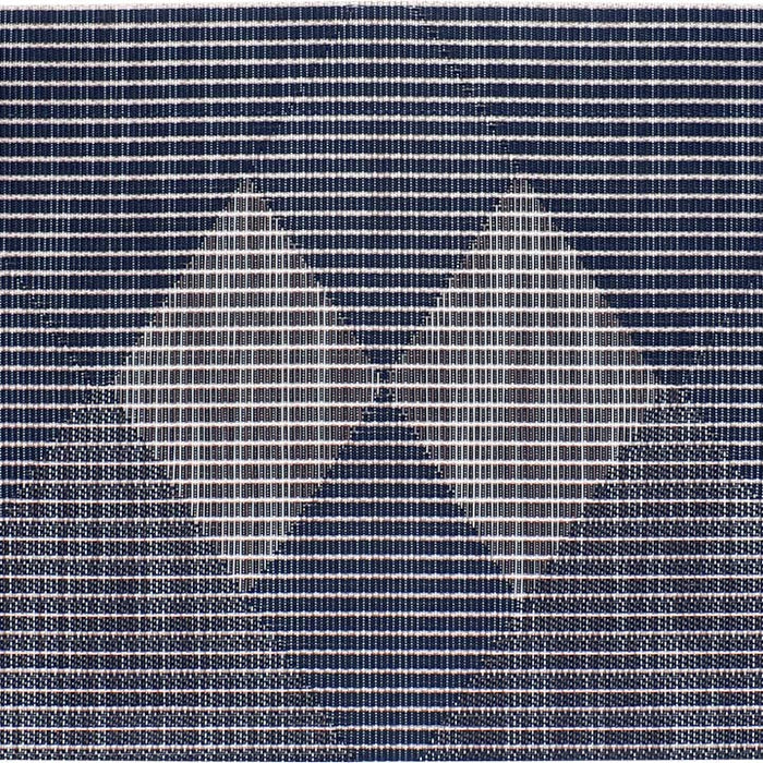 FYY Placemats, Placemats for Dining Table, Washable PVC Table Mats Durable Woven Vinyl Kitchen Table Mats Set of 6, Blue