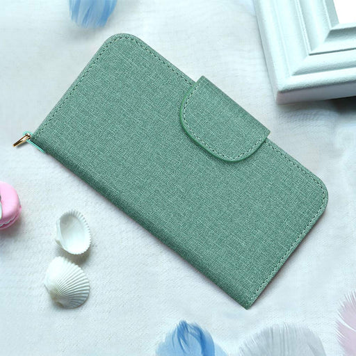[Canvas Pattern] iPhone 11 Pro Max Wallet Case - fyystore