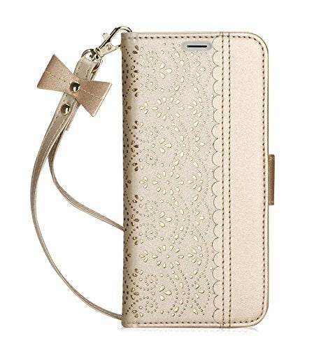 [RFID Blocking] Leather Case for iPhone 7 Plus/8 Plus - fyystore