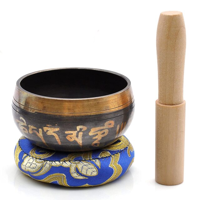 Tibetan Bowl Sing Bowl Nepalese Buddhist Tibetan Chanting Yoga Meditation Bowl Buddhist Sound Therapy Bowl Copper Religion Carft
