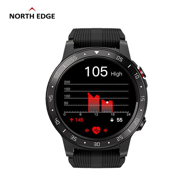 North edge GPS Running Sport SmartWatch Phone Call Smartphone Waterproof Heart Rate Compass Altitude Clock Smart Watch