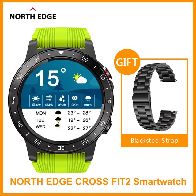 North edge GPS Running Sport SmartWatch Phone Call Smartphone Waterproof Heart Rate Compass Altitude Clock Smart Watch