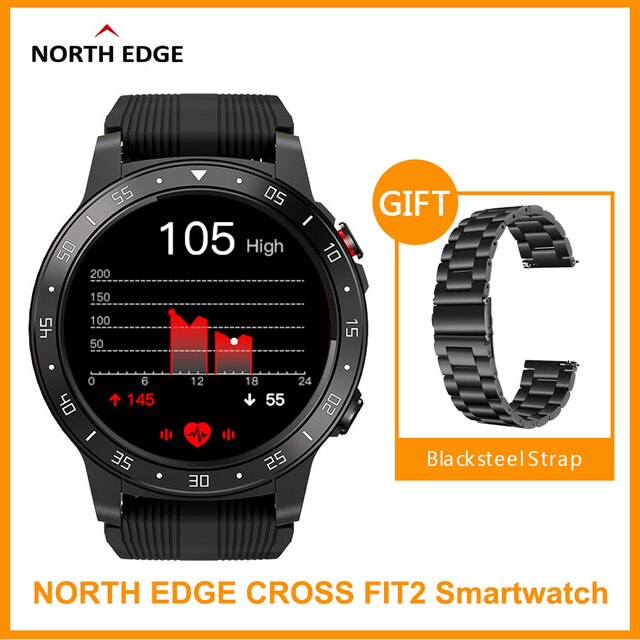 North edge GPS Running Sport SmartWatch Phone Call Smartphone Waterproof Heart Rate Compass Altitude Clock Smart Watch