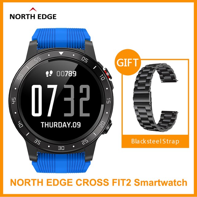 North edge GPS Running Sport SmartWatch Phone Call Smartphone Waterproof Heart Rate Compass Altitude Clock Smart Watch