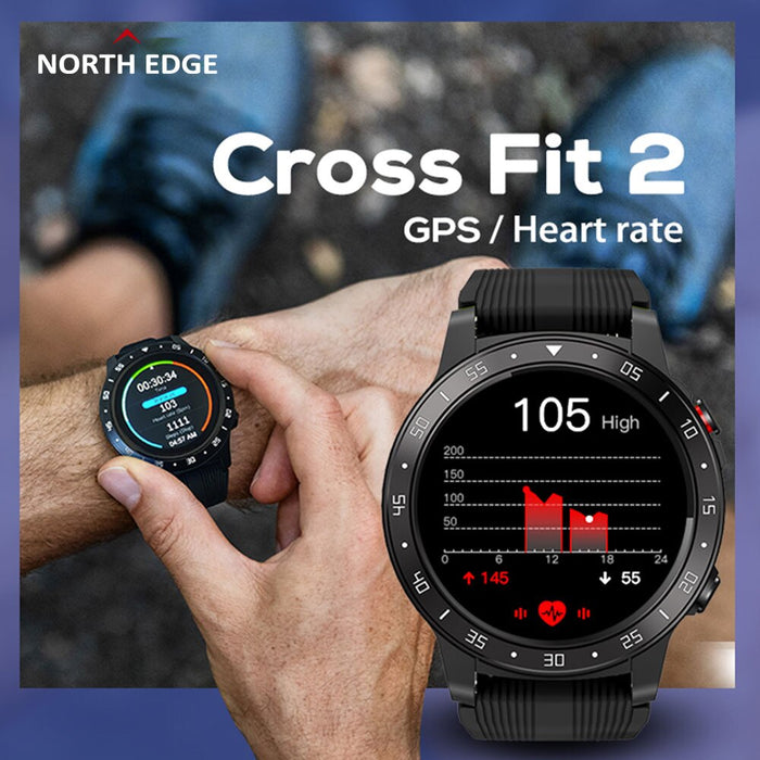 North edge GPS Running Sport SmartWatch Phone Call Smartphone Waterproof Heart Rate Compass Altitude Clock Smart Watch