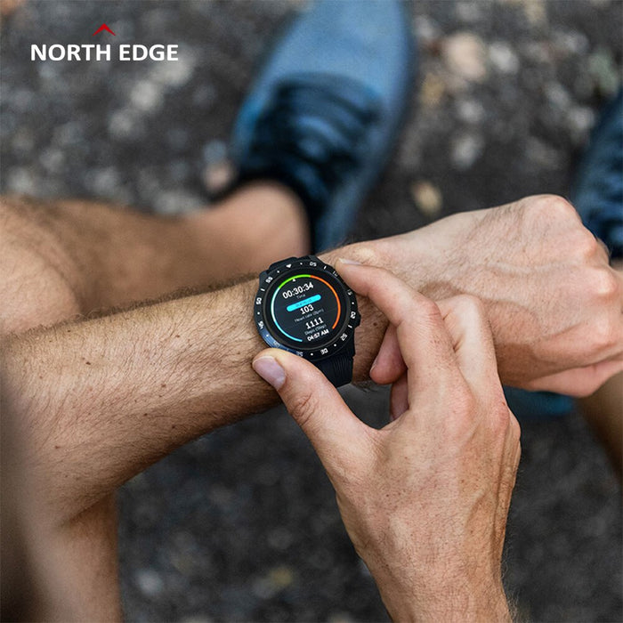 North edge GPS Running Sport SmartWatch Phone Call Smartphone Waterproof Heart Rate Compass Altitude Clock Smart Watch