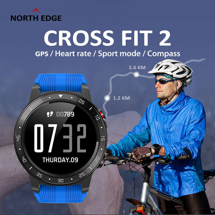 North edge GPS Running Sport SmartWatch Phone Call Smartphone Waterproof Heart Rate Compass Altitude Clock Smart Watch