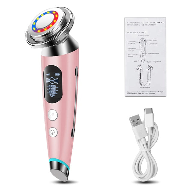 Rf Lifting Radiofrequency Face Massagers Devices EMS Microcurrents Lift Skin Care Tightening Facial Massage Beauty Tools Machine