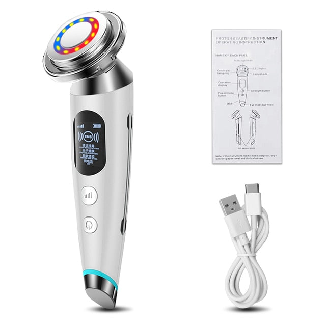 Rf Lifting Radiofrequency Face Massagers Devices EMS Microcurrents Lift Skin Care Tightening Facial Massage Beauty Tools Machine