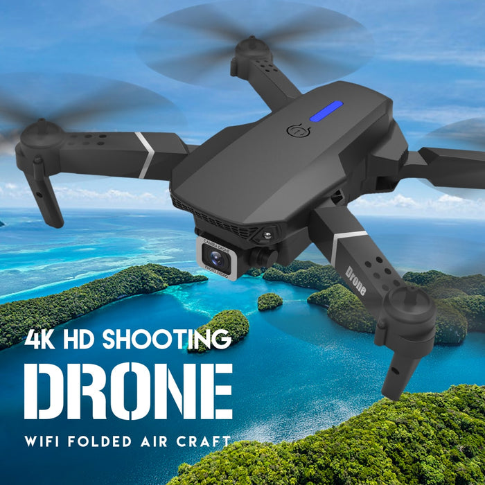 New 2022 E88Pro RC Drone 4K Professinal With 1080P Wide Angle HD Camera Foldable RC Helicopter WIFI FPV Height Hold Gift Toy