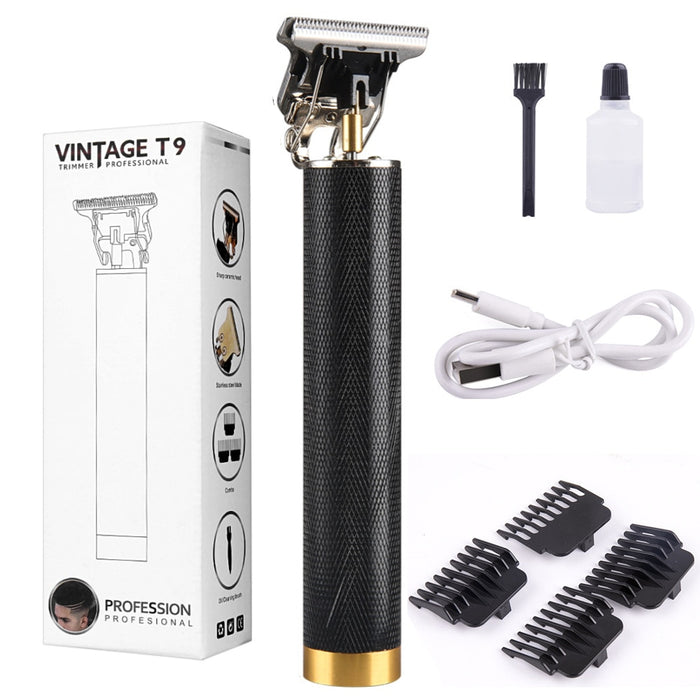 Men's Barber Retro T9 Hair Trimmer Professional Razor Trimmer Kemei Heyar Cut Machine Wireless Hair Clipper Beard Man Shaving
