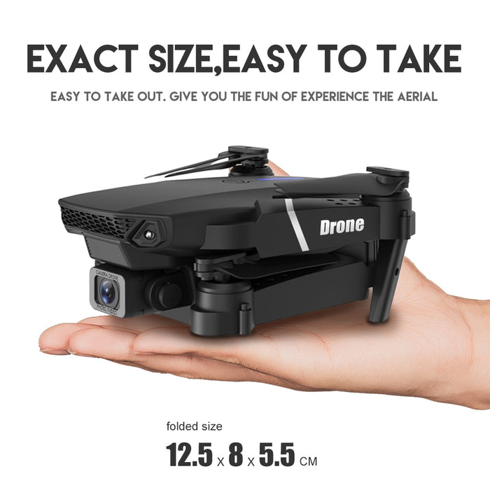 New 2022 E88Pro RC Drone 4K Professinal With 1080P Wide Angle HD Camera Foldable RC Helicopter WIFI FPV Height Hold Gift Toy