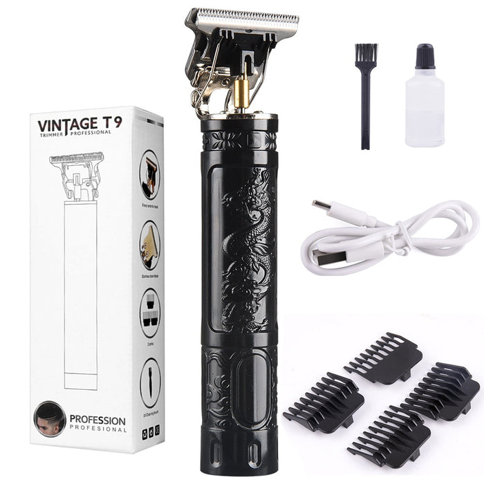 Men's Barber Retro T9 Hair Trimmer Professional Razor Trimmer Kemei Heyar Cut Machine Wireless Hair Clipper Beard Man Shaving